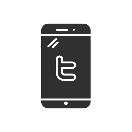 Logo, mobile, twitter logo, website icon